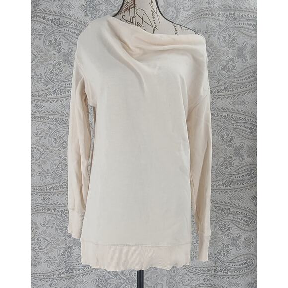Anthropologie Pilcro and the Letterpress Dona Tunic ladies sweater Ivory Size XS - Picture 3 of 12